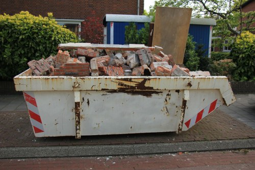 Barking community engaging in waste removal