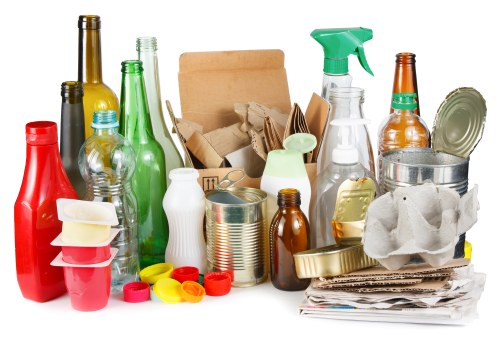 Garbage sorting during garage clearance