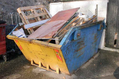 Recycling process in commercial waste removal